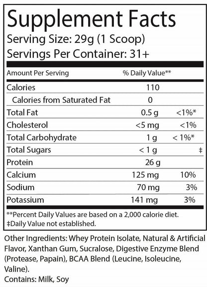 Premium Whey Protein Isolat – Hochreines Eiweißpulver für Muskelaufbau und Regeneration