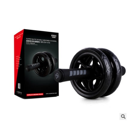 Ab Roller Bauchtrainer Fitness Rad – Core Trainer für Bauchmuskeltraining & Stabilitätstraining Zuhause & Gym, Ab Wheel Herren Damen, Bauchroller mit Kniematte, Krafttraining Zubehör