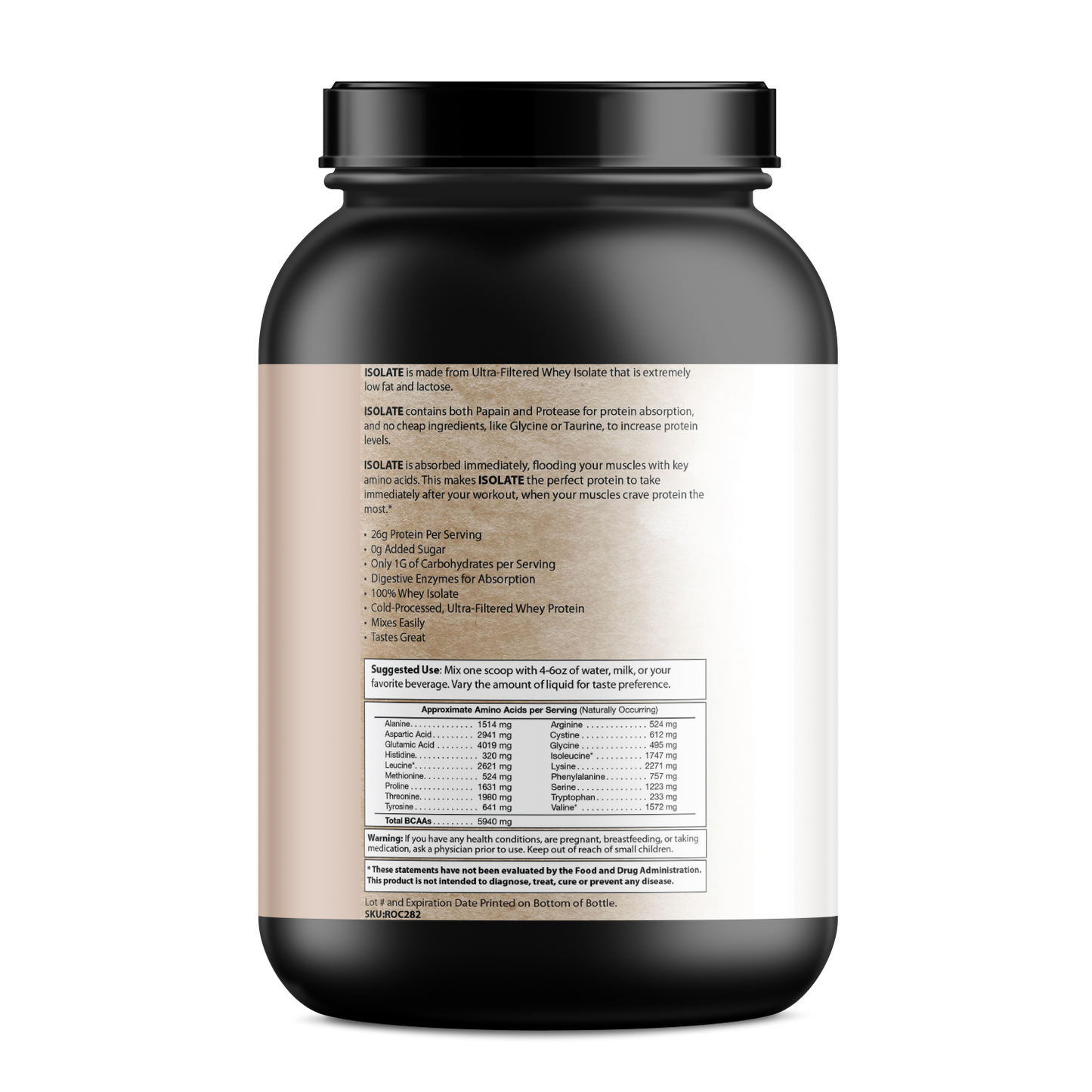 Premium Whey Protein Isolat – Hochreines Eiweißpulver für Muskelaufbau und Regeneration