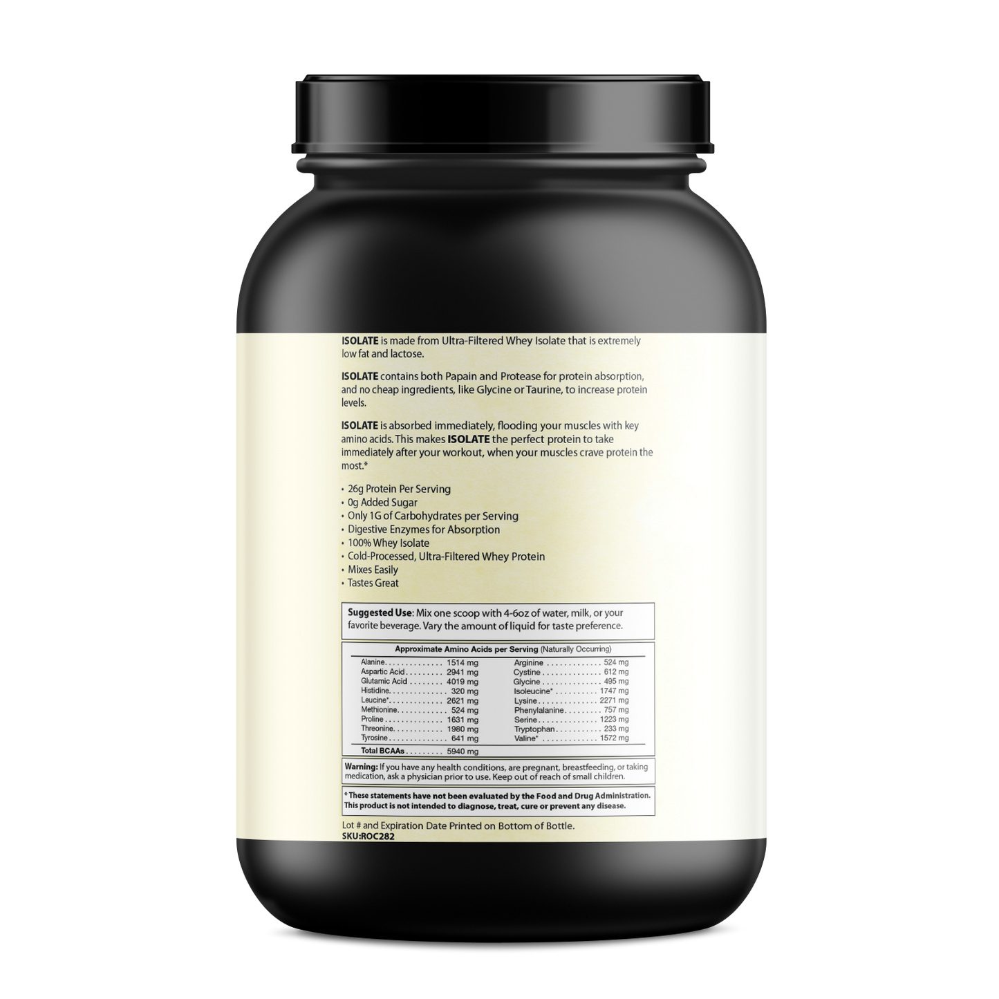 Premium Whey Protein Isolat – Hochreines Eiweißpulver für Muskelaufbau und Regeneration