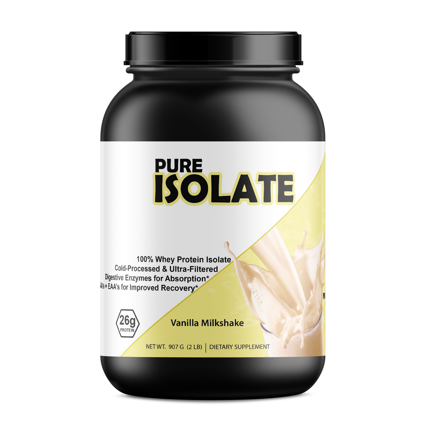 Premium Whey Protein Isolat – Hochreines Eiweißpulver für Muskelaufbau und Regeneration
