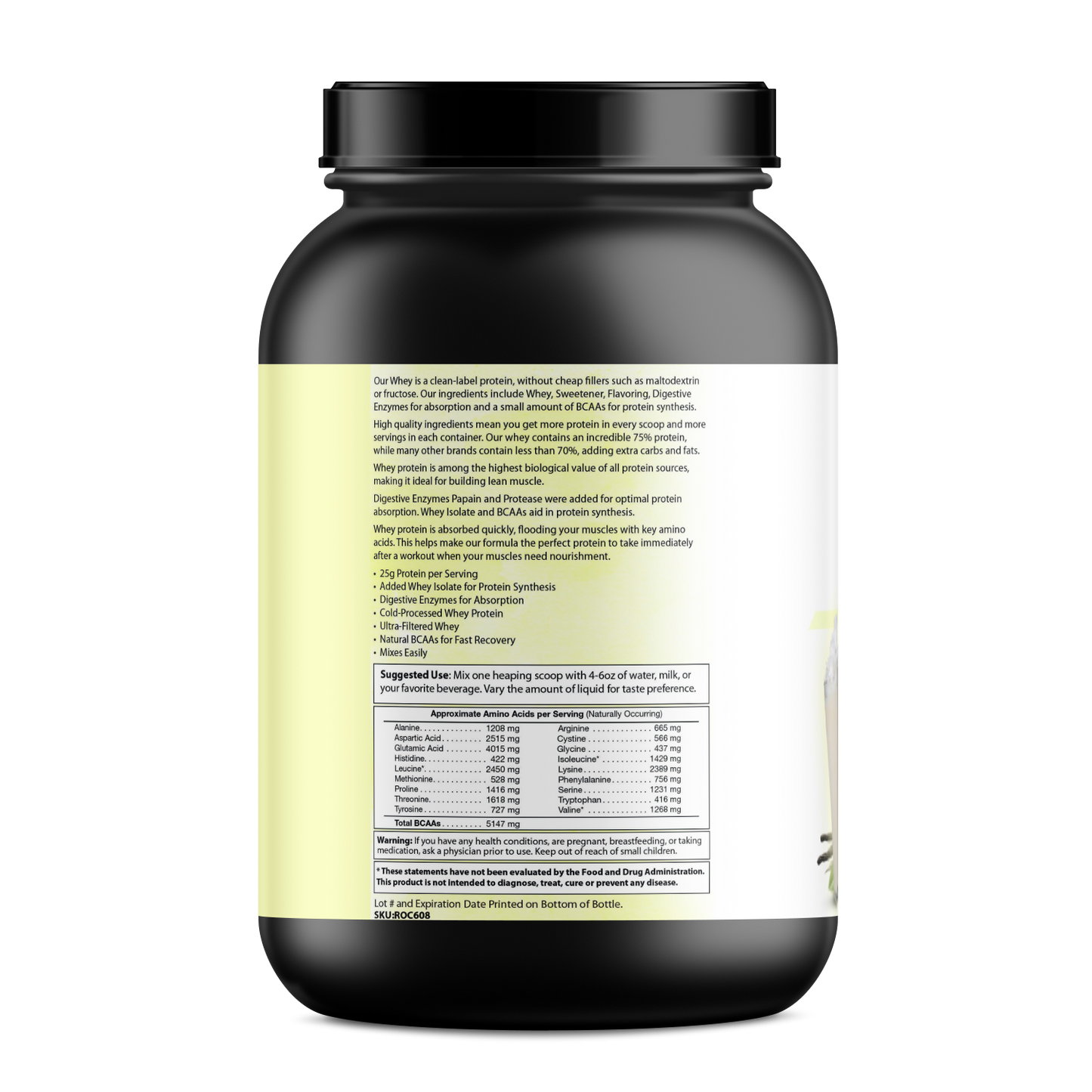 Absolute Whey Protein Vanille – Hochwertiges Eiweißpulver für Muskelaufbau und Regeneration