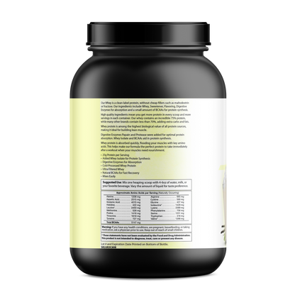Absolute Whey Protein Vanille – Hochwertiges Eiweißpulver für Muskelaufbau und Regeneration