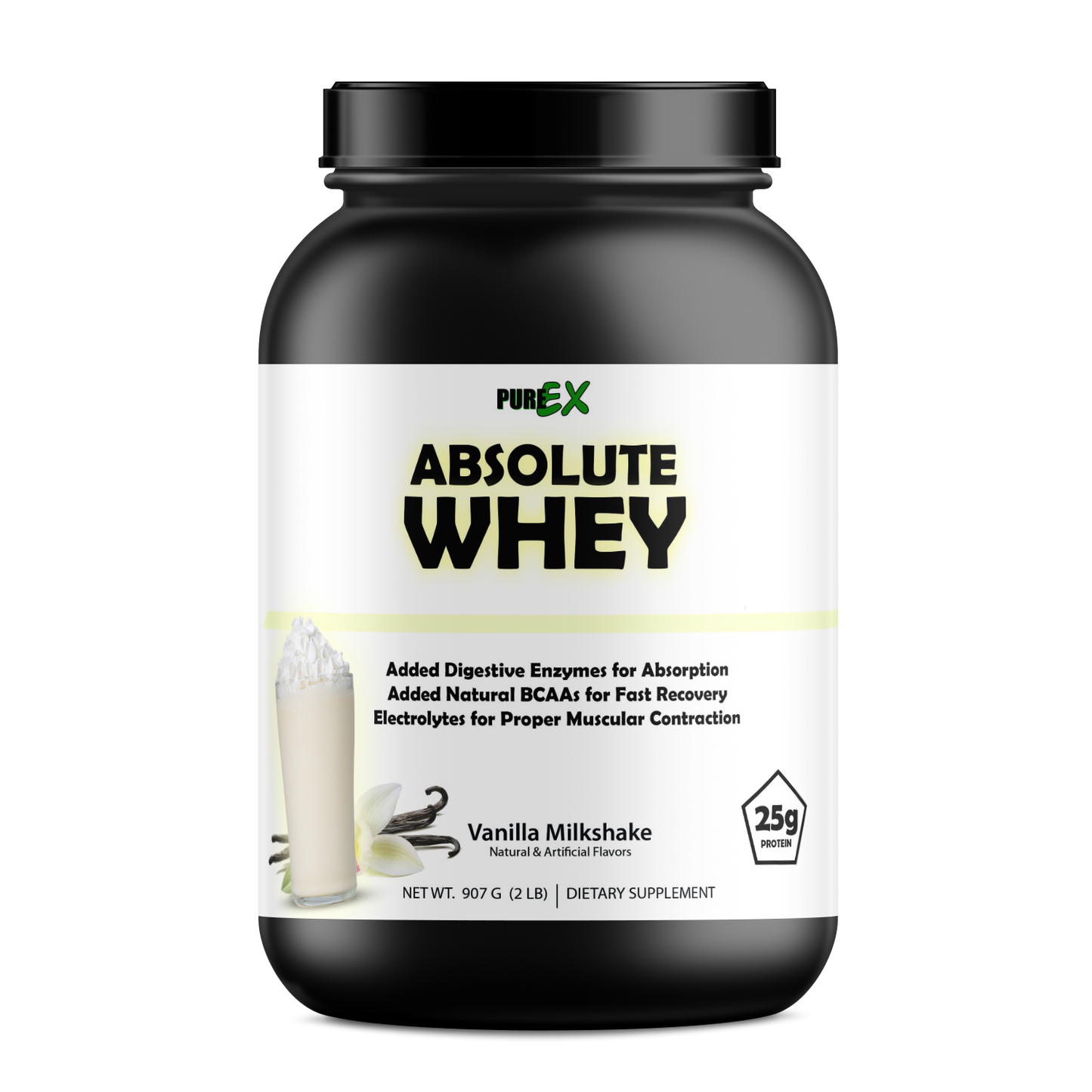 Absolute Whey Protein Vanille – Hochwertiges Eiweißpulver für Muskelaufbau und Regeneration