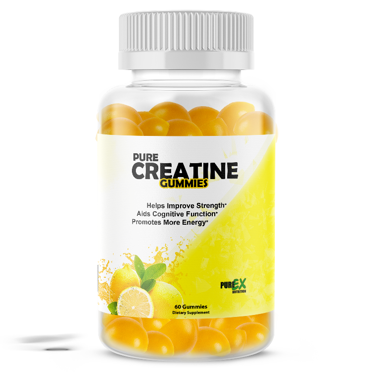 Creatin Gummies Pure Creatine – Fruchtgummis für Kraft, Leistung & Performance, Kreatin Supplement ohne Pulver, Creatine Monohydrat Gummies für Muskelaufbau & Ausdauer, Fitness Supplement