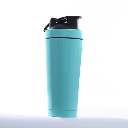 Protein Shaker 750ml Matte Premium – Auslaufsichere Sportflasche BPA-frei für Gym & Workout, Shaker Flasche für Proteinshakes, Pre-Workout & Supplements, Trinkflasche Sport Herren Damen