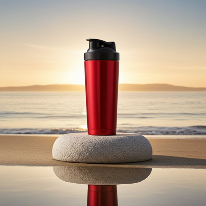 Protein Shaker 750ml Matte Premium – Auslaufsichere Sportflasche BPA-frei für Gym & Workout, Shaker Flasche für Proteinshakes, Pre-Workout & Supplements, Trinkflasche Sport Herren Damen