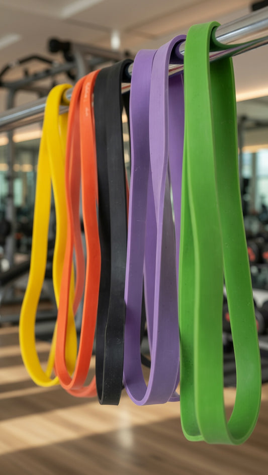 Widerstandsbänder Set 5-teilig – Resistance Bands für Muskeltraining, Krafttraining, Home Workout, Gym & Physiotherapie, Fitnesselastikbänder Herren Damen, Trainingsbänder verschiedene Stärken