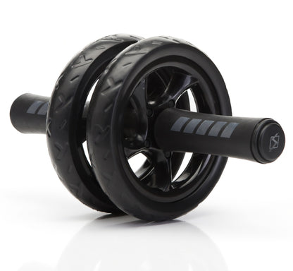 Ab Roller Bauchtrainer Fitness Rad – Core Trainer für Bauchmuskeltraining & Stabilitätstraining Zuhause & Gym, Ab Wheel Herren Damen, Bauchroller mit Kniematte, Krafttraining Zubehör
