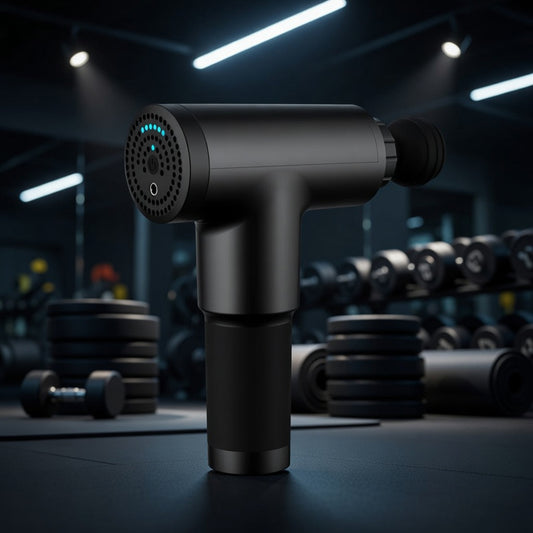 Massage Gun Elektrisch Muskelmassagepistole – Percussion Massagegerät für Entspannung & Regeneration, Tiefengewebsmassage Nacken Rücken Beine, Massagepistole leise mit 6 Aufsätzen