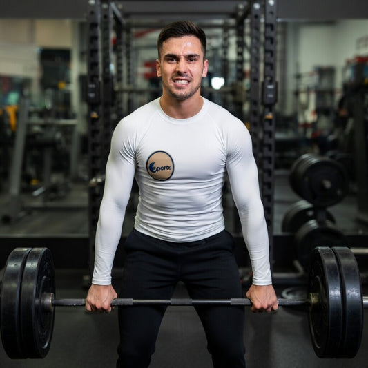 Longsleeve Herren Funktionsshirt atmungsaktiv – Sport Langarmshirt für Fitness, Gym, Running, Training, Krafttraining & Outdoor, Herren Sportshirt langarm schnelltrocknend, Trainingsshirt Männer, Laufshirt, Kompressionsshirt